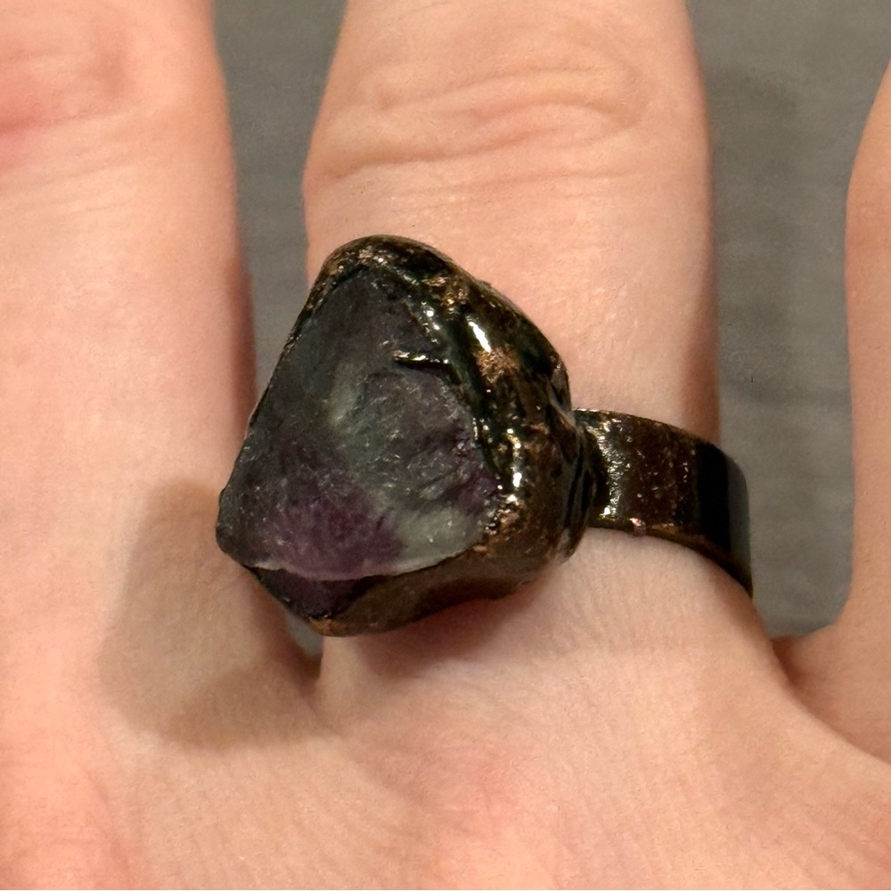 New Fluorite Crystal Ring - Picture 13 of 16
